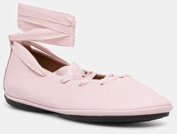 Camper bőr balerina cipő Right Nina - rózsaszín Női 39