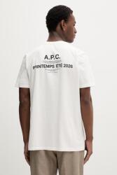 APC A. P. C. férfi pamut póló - bézs L - answear - 26 990 Ft