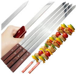 Malatec Fém Grillnyársak 4 db 50 cm