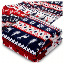 Malatec Vastag Téli Takaró Karácsonyra, Puha, Meleg Ajándékba Való 120x150 cm