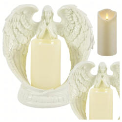 Malatec LED-es angyal gyertyával 21cm