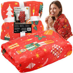 Malatec Flanel karácsonyi takaró 1, 5x2m
