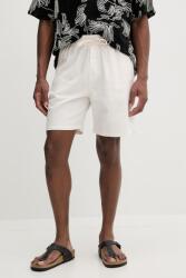 Les Deux férfi lenvászon rövidnadrág Otto - bézs XXL