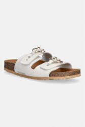 Love Moschino papucs lapos sarkú női velúr - bézs Női 41