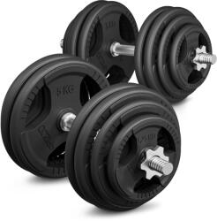 4FIZJO Halterele reglabile din fontă 2x30kg