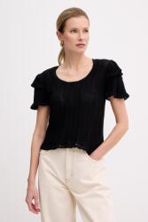 TWINSET pulóver női pamut - fekete S