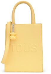 Tous női műbőr vászontáska - sárga Univerzális méret