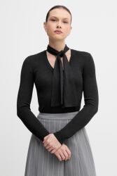 Sisley női pulóver lyocellel - fekete L