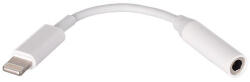 Apple Apple, Lightning - 3, 5mm jack - Adapter, fehér (MMX62ZM/A) (OEM) (MFi) (MMX62ZM/A)