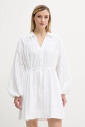 Samsøe Samsøe pamut ruha SAMANAROLA - fehér XS