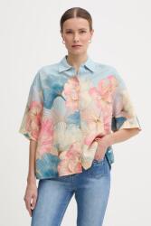 Gaudi női lenvászon ing - kék 36