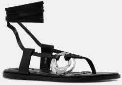 Alohas bőr szandál Morosia - fekete Női 41