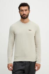 Aeronautica Militare pamut pulóver - bézs XL - answear - 27 990 Ft