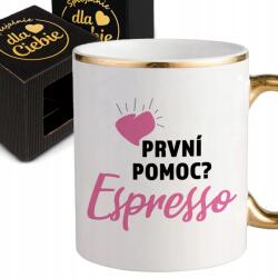 Style Couture Bögre Fehér 300ml Kerámia Ajándék Kávéfőzőnek Elsősegély Nyomtatás