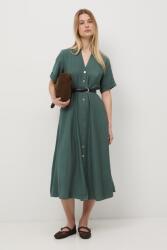 MEDICINE kiszélesedő ruha viszkózzal - zöld XL
