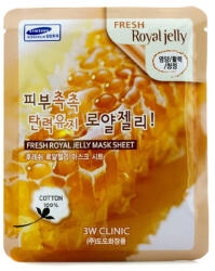 3W Clinic Fresh Royal Jelly Mask Sheet - Hidratáló Arcmaszk 23ml/1db
