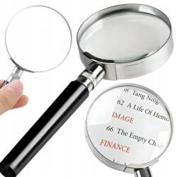  Fém Nagyító 60mm x3 Nagyító Üveg Könnyű Zoom (LUPA 60 MM szkło powiększające przybliżajace)