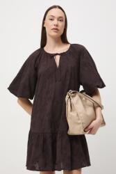 MEDICINE Oversize pamut ruha - barna XS