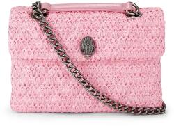 Kurt Geiger London keresztpántos táska női Raffia Kensington - rózsaszín Univerzális méret