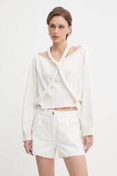 Haveone pulóver női pamut - bézs Univerzális méret