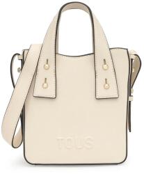Tous női műbőr vászontáska - bézs Univerzális méret