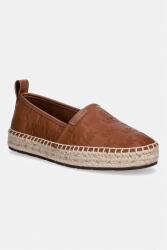 Michael Kors férfi bőr espadrille Elias Espadrille - barna Férfi 41