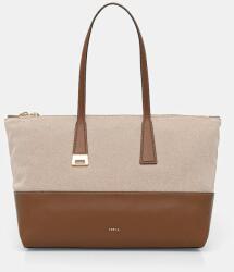 Furla vászontáska női Olivia L Tote - bézs Univerzális méret