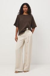 Medicine széles szárú női nadrág - bézs XS