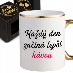 Style Couture Bögre Fehér 330ml Irodába Minden Nap Jobban Kezdődik A Kávé Nyomtatás