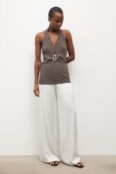 ANSWEAR blúz női pamut - barna M