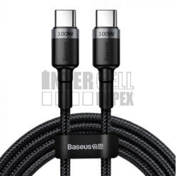 Baseus PD2.0 100W gyorstöltő Type-C 20V 5A 2m fekete adatkábel eredeti/gyári