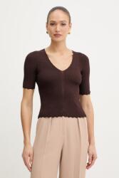 TWINSET fodros női viszkóz - barna XS