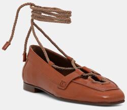 Pollini bőr balerina cipő - barna Női 41