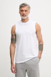 Giorgio Armani top férfi pamut - fehér XL - answear - 20 990 Ft