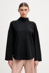 Sisley blúz női lyocellel - fekete XS