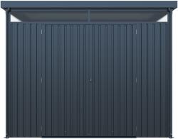  Komplex Anna fém kerti tároló bevilágító ablakokkal antracit 245x290x226cm