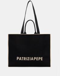 Patrizia Pepe vászontáska női - fekete Univerzális méret