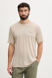 Fjall Raven t-shirt férfi gyapjú hozzáadásával Abisko Wool - bézs S