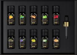 Aromaholik Illóolajok Illóolaj szett párásító diffúzorhoz 10x10ml (Zestaw Relaksacyjny)