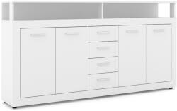  BLAGO komód 190 cm fehér (W-LUNA-B-B-KOM4D4S)