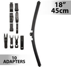  Ablaktörlő 18"/45 cm - 10 db adapterrel (GL55738N)
