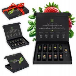 Aromaholik Természetes Bio gyümölcsös citrus illóolajok aromaterápiához 10x10ml (100% Naturalne Olejki Eteryczne)