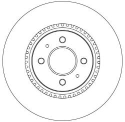 TRW Brzdový kotúč TRW DF6025 (DF6025)