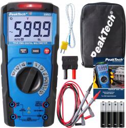 PeakTech P 3350 Multiméter Feszültségmérő Cat III 600V LCD 6000 számjegy (P3350)