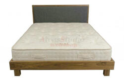 Ágy manufaktúra Ágota Plusz bükk ágykeret szövet betéttel 160x200 - alvasstudio