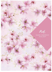 TopTimer Tanári zsebkönyv TOPTIMER Prof fóliázott papírborító A/5 heti 145x205 mm Cseresznye 2026-2027 (27P100J-00G) - robbitairodaszer