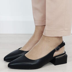 SOFILINE Pantofi negri comozi din piele naturala BY6889-1 02 (BY6889-1BLACK-39)