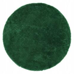 Strado Shaggy Szőnyeg Zöld Kerek 160CM Plüss Puha Nappali Szőrös Divatos (Shaggy)