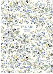 TopTimer Tanári zsebkönyv TOPTIMER P200 papírborító A/5 heti 145x205 mm Kisvirág 2026-2027 (27P200-00E) - robbitairodaszer