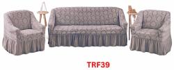 DELFIN Huse Elastice Pt Canapea si 2 Fotolii Jacquard Cod TRF39